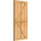 Ekena Millwork Framed Board-n-Batten Shutters w/Z-Bar, Rough Sawn Western Red Cedar, 21 1/2W x 44H, PR RBF06Z21X044RWR - alternate 3